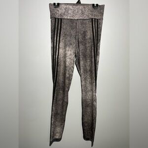 Adidas Gray and Black Leggings